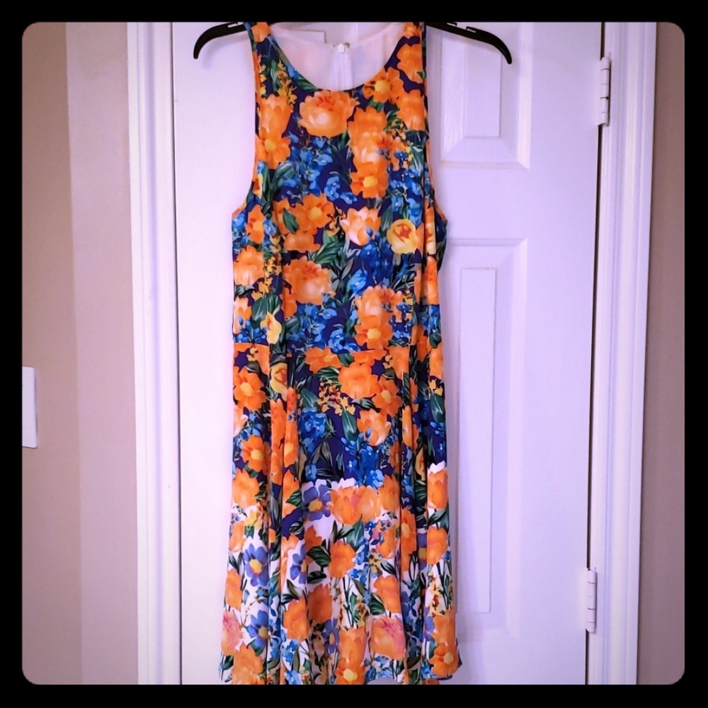 Floral mini dress